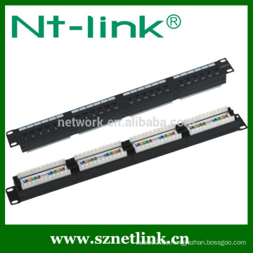 24 Port 48 Port Cat5e Cat6 Utp Patch Panel